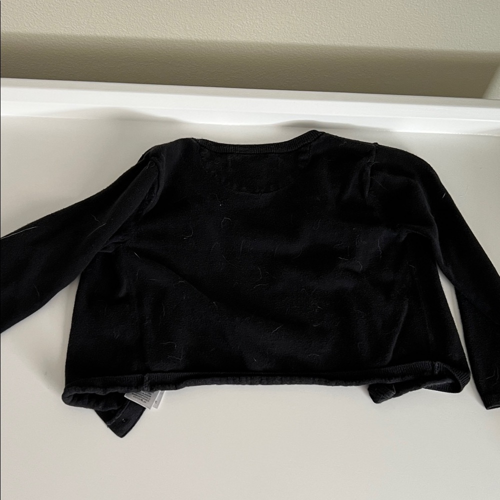 Burberry Girls’ Black Button-Up Cardigan (2T) - Picture 6 of 8